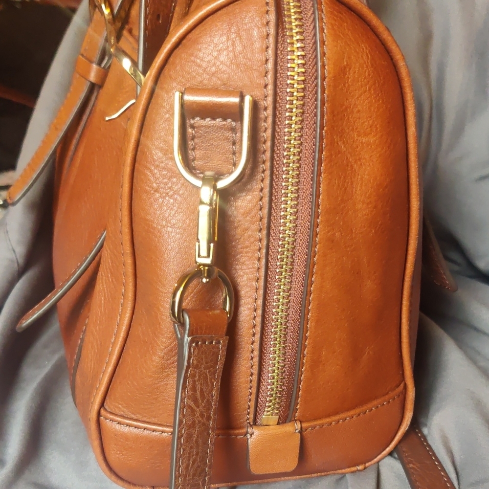 Fossil Carlie Leather Satchel Bag - Picture 7 of 16